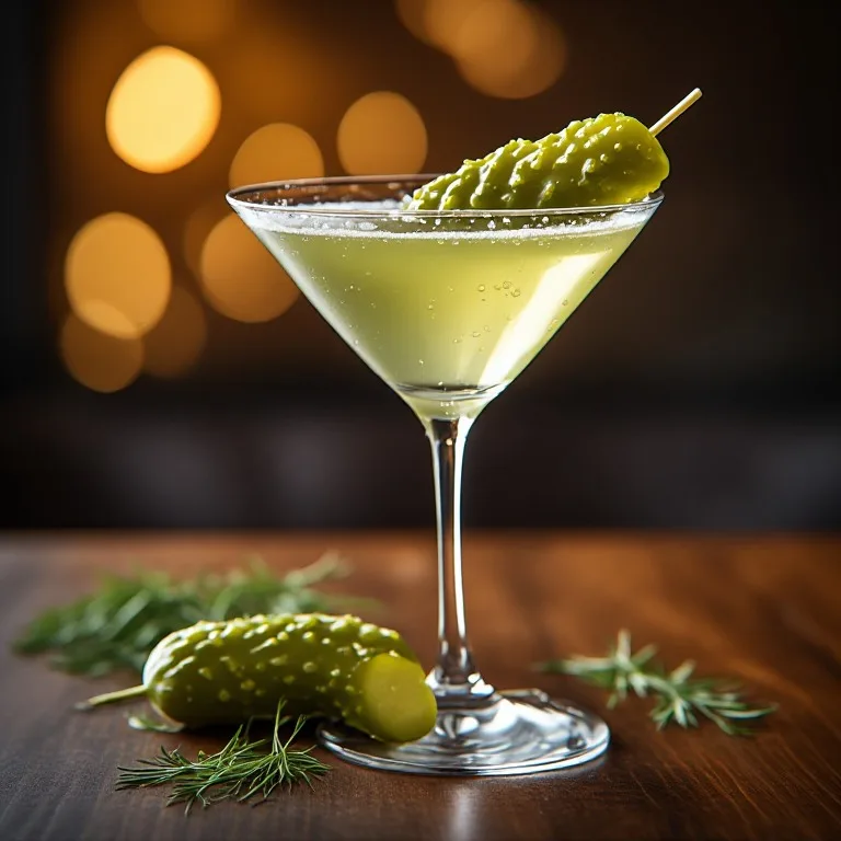 The Pickle Martini — The Dirty Martini With Dill Brine Instead of Olive Juice